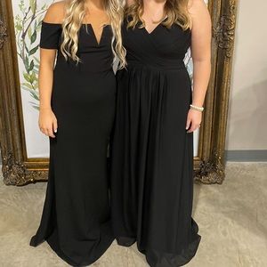 Black Bridesmaid Dress(Right Side)
